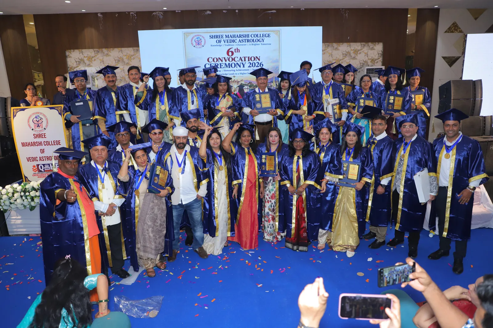 Dr. Dhhara Sooni celebrating with the 2026 graduating class
