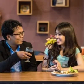 Marriage Compatibility Numerology — two birth charts read side by side